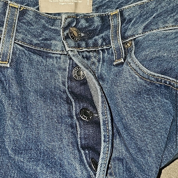 Everlane The Curvy 90s Cheeky Straight Leg Ankle Jean 29 blue denim - Picture 6 of 8